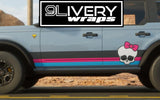 Spooktacular DIY Monster Style Retro Racing Stripes for All 2021+ Broncos - 2000s - Nostalgia - Eerie Chic