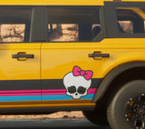 Spooktacular DIY Monster Style Retro Racing Stripes for All 2021+ Broncos - 2000s - Nostalgia - Eerie Chic