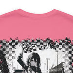 Lucky Lucy - Hot Lap Street Style Anime Shirt- Carefree and Effortless Style with Street Cred - Car Scene Chic