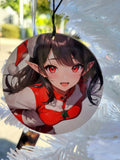 Santa's Pitcrew- Naughty or Nice Double Sided Anime Acrylic Ornament - Festive Waifu's - 2 characters on 1 ornament