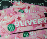 Fresh Drip Starbucks Lover Kawaii Pink Drink Slap Sticker Skate-decks and more!