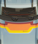 Ford Bronco Retro Stripes and Hood Cowl Upper Accent - Custom Colors Available - 4 door - Vintage Style