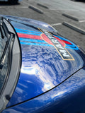 Martini Style Racing Stripes: DIY Vinyl Decal Kit for Porsche