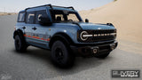 Retro Tree Mountain Decals: Hood Cowl and Rocker Stripes Fits Bronco 2dr/4dr/Sport
