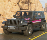 Pink Retro Racing Stripes Made to Fit Wrangler and Gladiator DIY Graphics