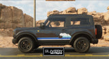 Retro Wave Stripes: 70s Style Vinyl Decal Fits Bronco 2dr/4dr/Sport