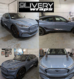 Mustang Mach-E RTR Inspired Stripes: Satin Finish, Custom Colors