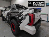 TRD Pro Style Camo Vinyl Wrap: Satin Cast Film for Trucks
