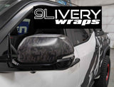 TRD Pro Style Camo Vinyl Wrap: Satin Cast Film for Trucks