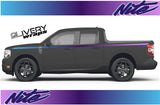 Retro Nite Truck Side Stripe Decal Kit - 90's Style Graphics Fits Maverick