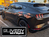 Mustang Mach-E Stripe Kit | Shelby Inspired Floral Stripes | Custom Printed Colors | Hood, Grill, Trunk & Side Vinyl Wrap Set