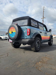 Ford Bronco Retro Stripes and Hood Cowl Accent - Custom Colors Available - Fit's 2 door and 4 door - Vintage Style