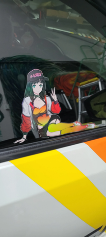 Anime Miku Car Stickerskawaii Car Stickervinyl Stickercute - Etsy Canada