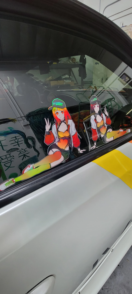 Source Outdoor Use Custom Weatherproof Die Cut Logo Lettering UV Transfer holographic  anime stickers Car Stickers on malibabacom